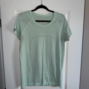 Mint Green Lululemon Swiftly Top